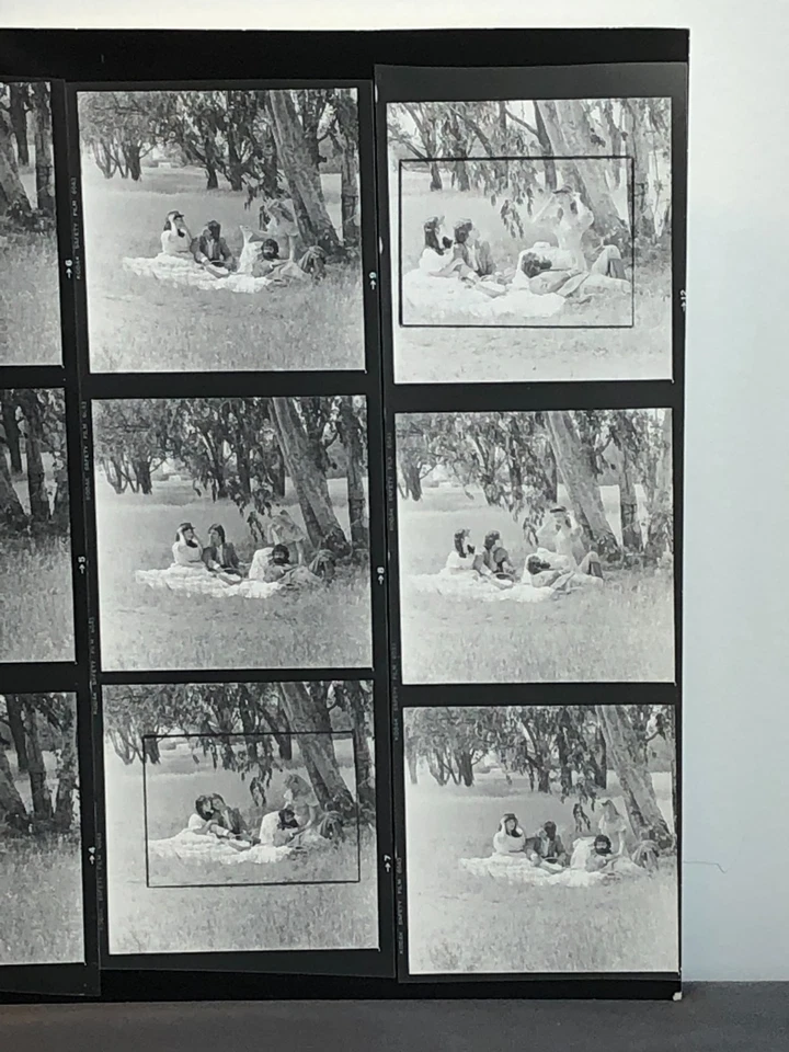 NEWLY FOUND! Hendrickson PHOTO Contact Sheet Proof & Negatives VICTORIAN COUPLES - image 4 of 4