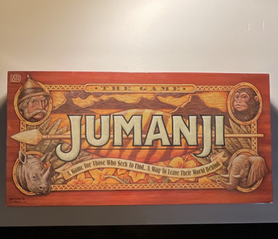 VTG Jumanji the board game Milton Bradley New Factory Sealed 1995