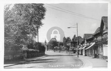Cheshire England UK Bebington Church Road 50s RPPC Photo Postcard COPY