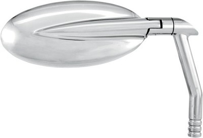 Performance Machine Vision Oval Mirror (Sold Each) Chrome 0064-2029-CH PM-3157