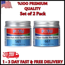 2 Pack 661 Brake Caliper Pin Grease – Heat Resistant, Smooth Brake Performance