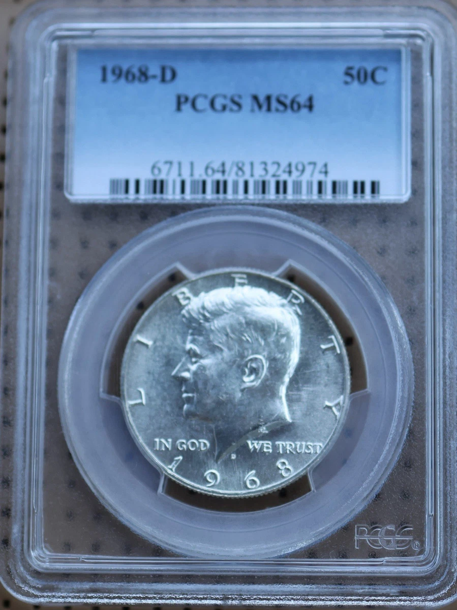 MS 64 Graded Kennedy US Half Dollars (1964-Now) for sale | eBay