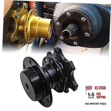 Aluminum Steering Wheel Adapter, Quick Release Hub, 6 Hole Racing Modification