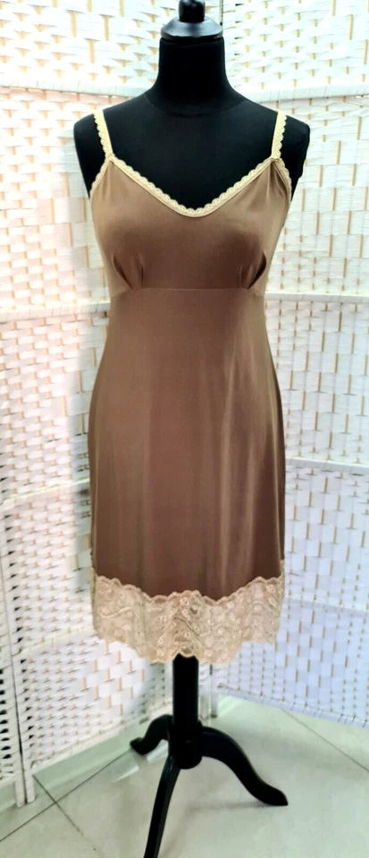 Sexy Vestido Camisola Michal Negrin Color Marrón Claro Talla - M - Foto 2 de 4