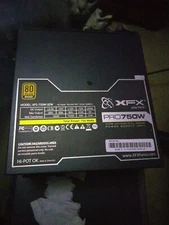 XFX PRO 750W Core Edition Wired Power Supply Unit w/ All Cables XPS-750W-SEW PSU