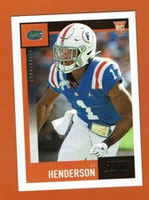 2019-20 Score Football CJ Henderson RC #332 Florida Gators