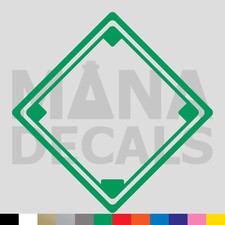 Baseball Diamond Vinyl Die Cut Decal Sticker - Sport Athlete Base Homerun Field