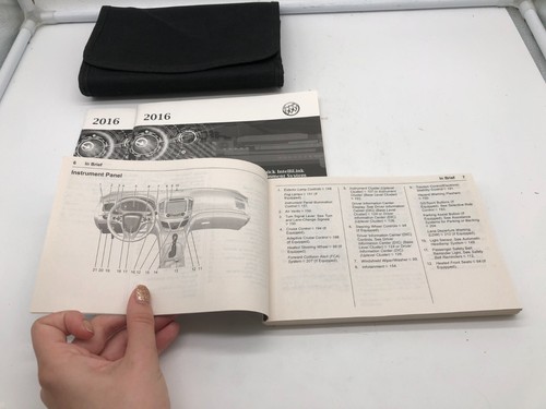 2016 Buick Enclave Owners Manual Set with Case OEM R01B30029 - Picture 5 of 15