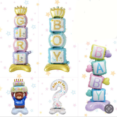 Baby Shower Makronen Luftballons Junge Mädchen Deko Gender Reveal Party BALLONS