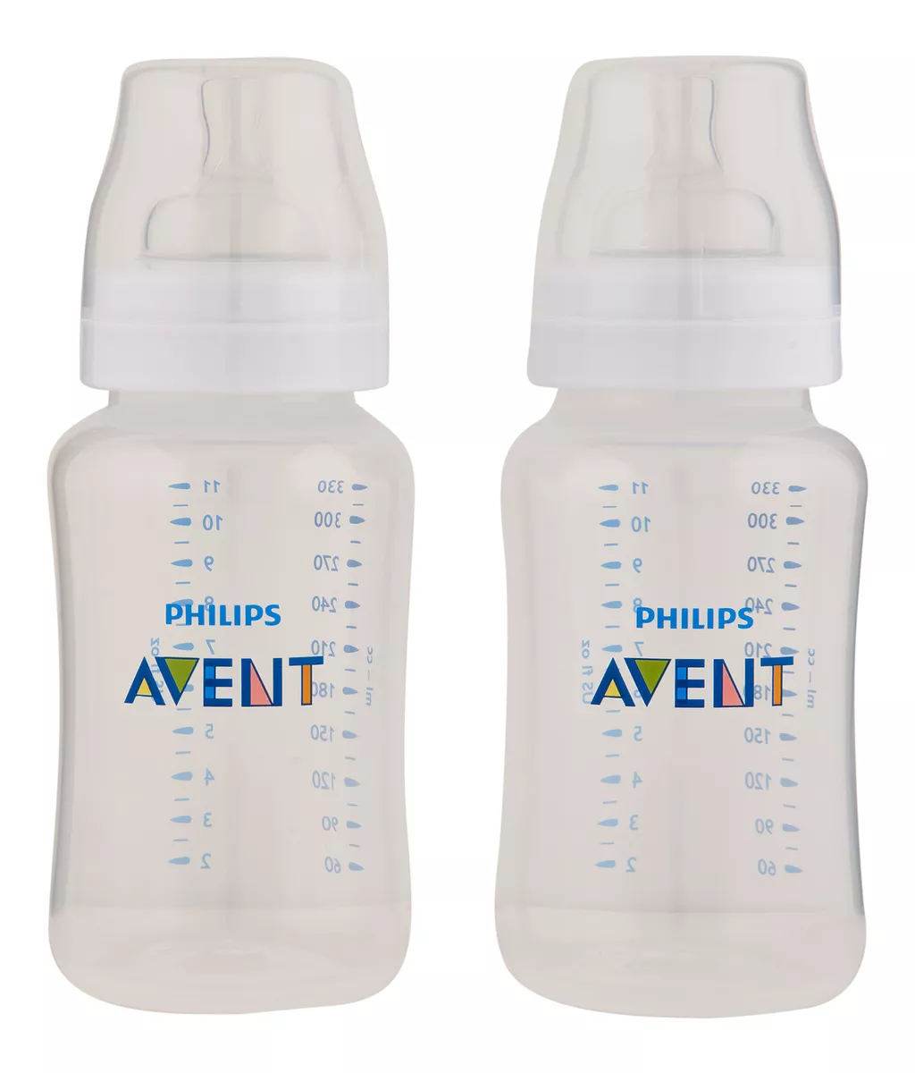 Philips Avent Anti-Colic Baby Bottles Clear 11 oz 2 Ct. Baby Bottle