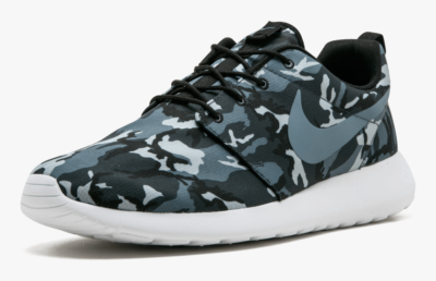 Nike Roshe One size Camo Mist Grey Graphite White Black 655206
