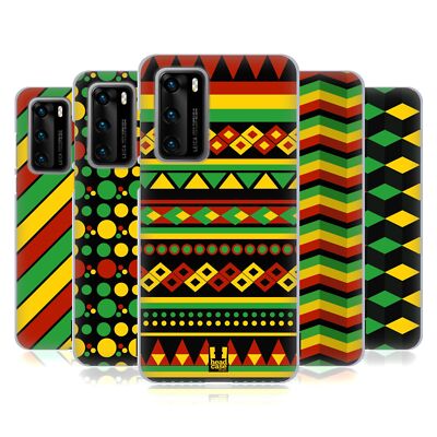 HEAD CASE DESIGNS RASTA COLOUR PATTERNS SOFT GEL CASE FOR HUAWEI PHONES 4