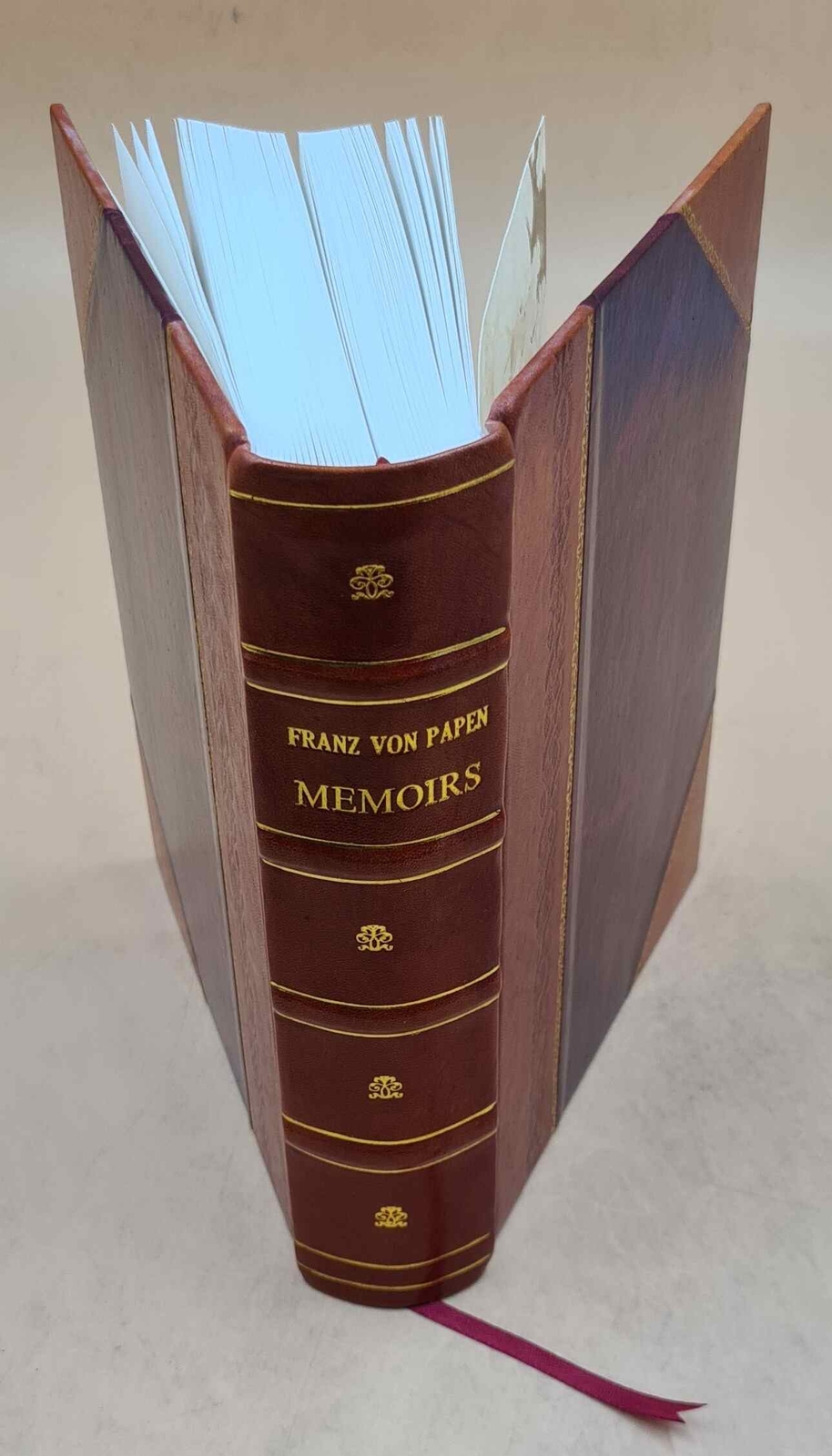 Franz Von Papen 1922 Memoirs Parts 1-5 Leather Bound Edition
