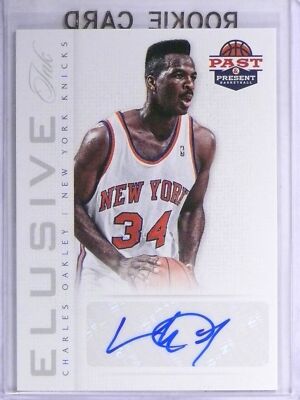 2013 Past and Present Basketball Charles Oakley Elusive Ink