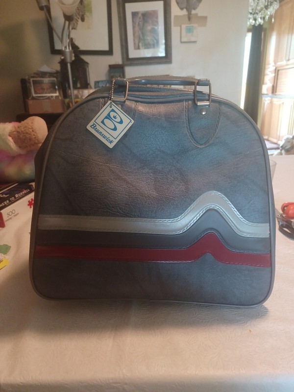 Brunswick Bowling Bag 1980's Ranger Grey