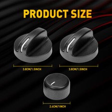 Aazon.co: HYXUAN 3Pcs AC Heater Cliate Control Blower Fan Knob