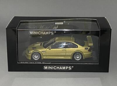 Minichamps 1/43 Bmw M3 Gtr E46 Strassenversion Homologation