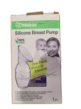 Haakaa Silicone Breast Pump  Silicone Cap 4 Fl Oz 100 ml BNOB
