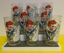 vintage - juice glasses -   Woody Wood Pecker collectible - 8