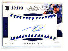 Abraham Toro 2020 Absolute Rookie Autograph 5/99 Auto SP RC card Astros Brewers