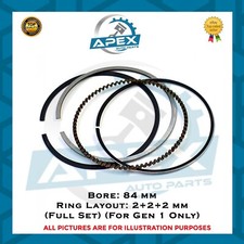 LAND ROVER RANGE ROVER 3.0 D SDV6 DIESEL ENGINE 306DT TDV6 PISTON RINGS SET