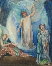 The Recording Angel : John La Farge : 1890 : Archival Quality Art Print