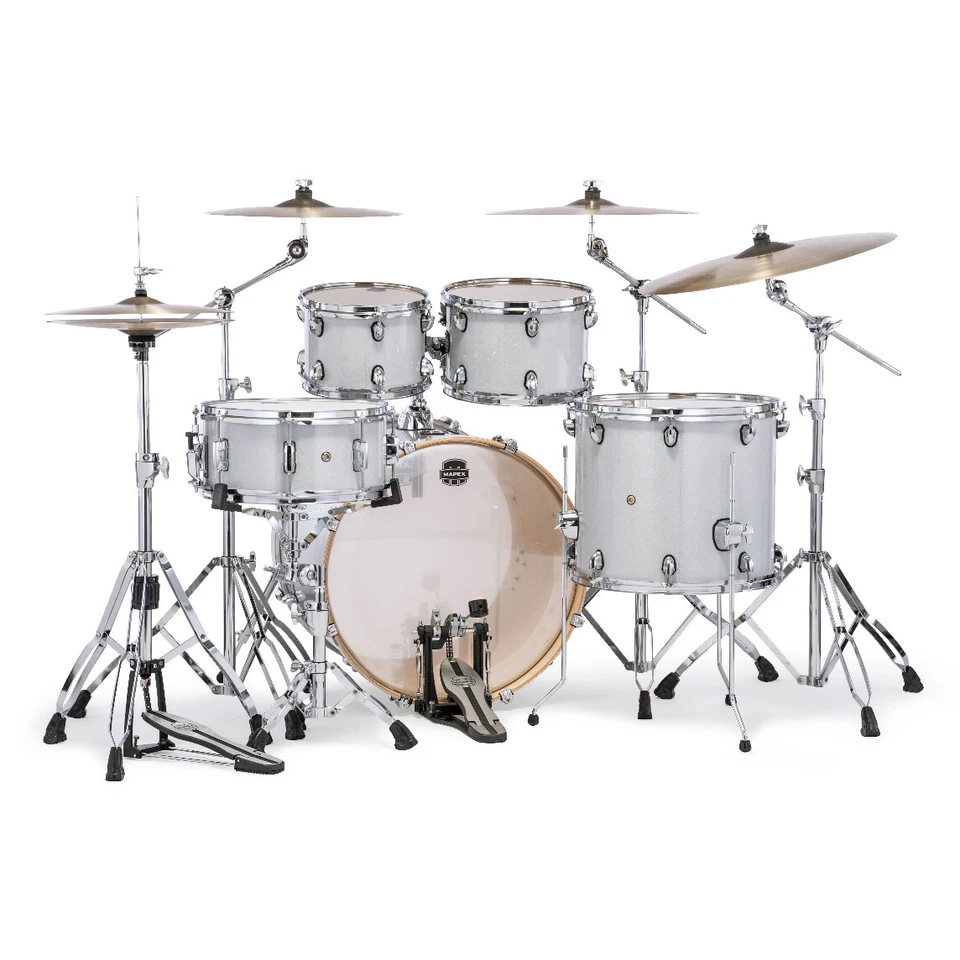 Paquete de 5 piezas de conchas de roca Mapex Mars Birch Series - Diamond Sparkle Foto 3 de 3