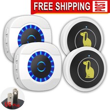 Dog Door Bell Wireless Puppy DoorBell for Potty Training, Dog Bells to go Outsid