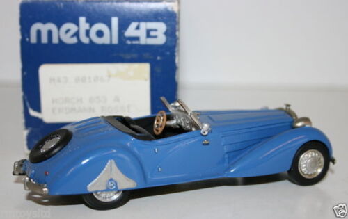WESTERN MODELS 1/43 PROTOTYPE - M43 1067 - HORCH 853 A ERDMANN ROSSI - BLUE - Picture 2 of 2