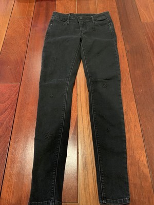 rta embroidered skinny jeans