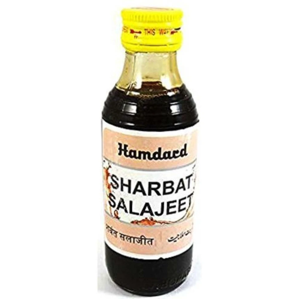 Hamdard Sharbat Salajit (100 ml) disminuye la densidad del semen y la eyaculación precoz Foto 2 de 3