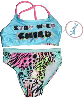 ~NWT Girls SHELL HA Leopard Print Bikini! Size 4 Super Cute FS:)~