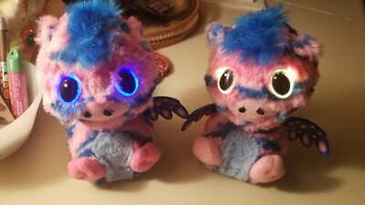 Hatchimals TWINS Interactive Electronic Plush Toy Pets Set Rare? EXCELLENT 