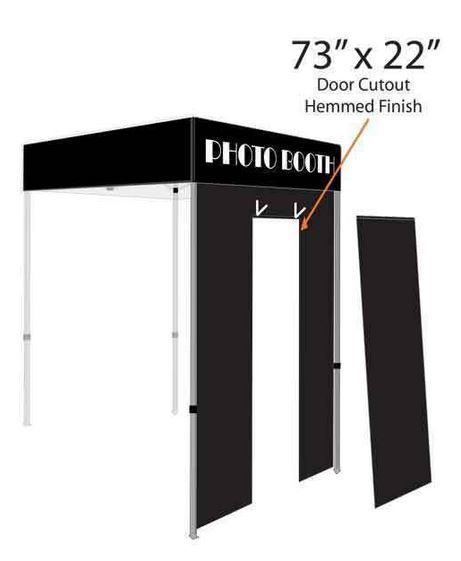 5x5 Photo Booth Door Roll Up Sidewall Doorway Only For Photo Booth