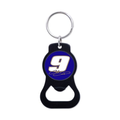 Chase Elliott 2024 Wincraft #9 Metal Bottle Opener Key Ring