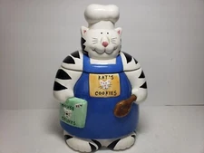 VINTAGE COCO DOWLEY CERTIFIED INTERNATIONAL CORP. KAT'S COOKIE JAR RARE DESIGN