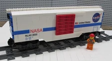 Custom Train Nasa Boxcar -PLEASE READ ITEM DESCRIPTION-