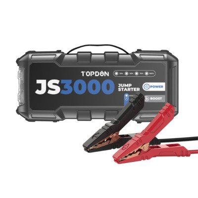 TOPDON USA TD52130076 JumpSurge 3000 Peak Amp Jumpstarter And Power Bank