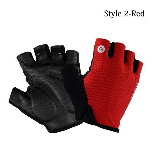 ROCKBROS Cycling MTB Road Bike Gloves Shockproof Half Bicycle Gloves Mitten - Picture 20 of 28