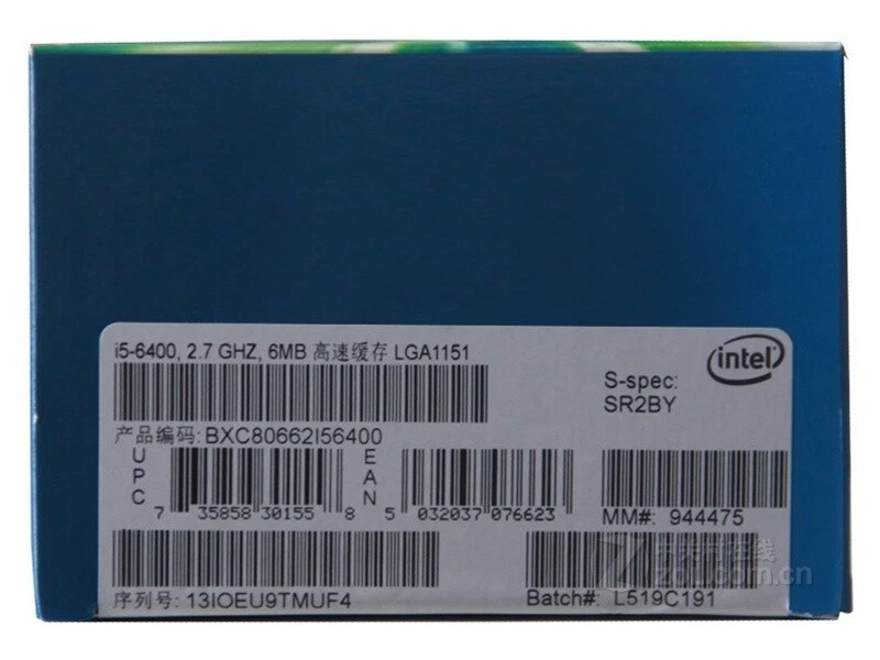 Intel Core i5-6400 2.7 GHz 8 GT/s LGA 1151 Desktop CPU Processor SR2L7 - Image 3 of 4