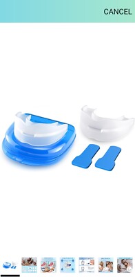 Anti Snore Mouthpiece Aid Stop Snoring Device Apnea Guard Bruxism Sleeping Aids