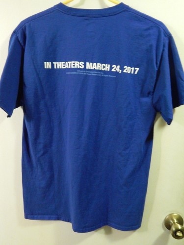 Saban's POWER RANGERS 2017 Film Promo ~ Med. Blue T-SHIRT + Show Soundtrack CD - Picture 3 of 12