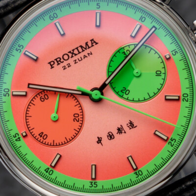 PROXIMA Men Chronograph Watch Manual Winding Mechanical ST1902