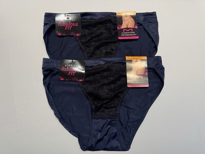 NWT 2 Pairs Maidenform One Fabulous Fit String Bikini Panties DMFFSB Size S 5