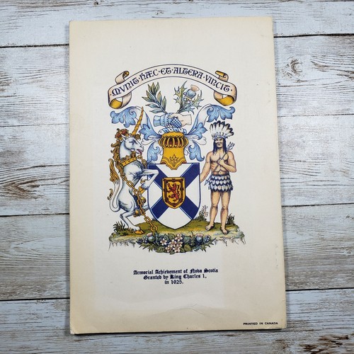 Historic Nova Scotia Souvenir Travel Book Canadian History 1950s - Picture 2 of 8