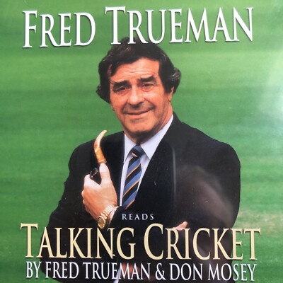 NEW SEALED Fred Trueman - reads Talking Cricket - Audio 2 x CD