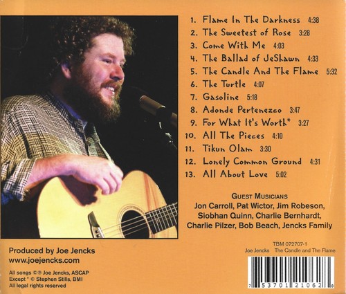 Candle & the Flame by Joe Jencks (Cd 2007) - Picture 2 of 2