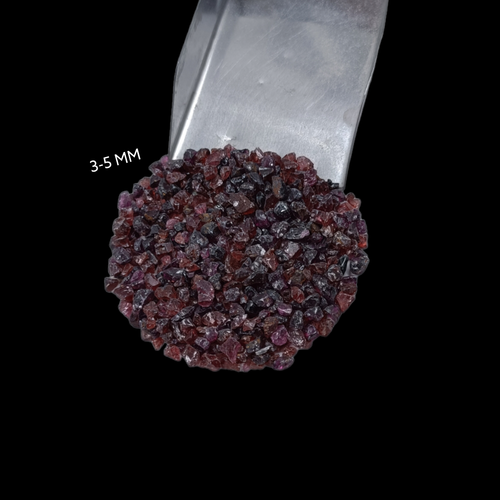 AAA+ Piedra preciosa granate rojo gruesa de todos los tamaños piedra en polvo curativo incrustación de carpintería - Imagen 15 de 26