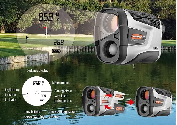 Caddytek Golf Laser Rangefinder with Pin Seeking and Slope