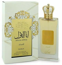 NUSUK ANA AL AWWAL EAU DE PARFUM SPRAY FOR WOMEN 3.4 Oz / 100 ml BRAND NEW!!!